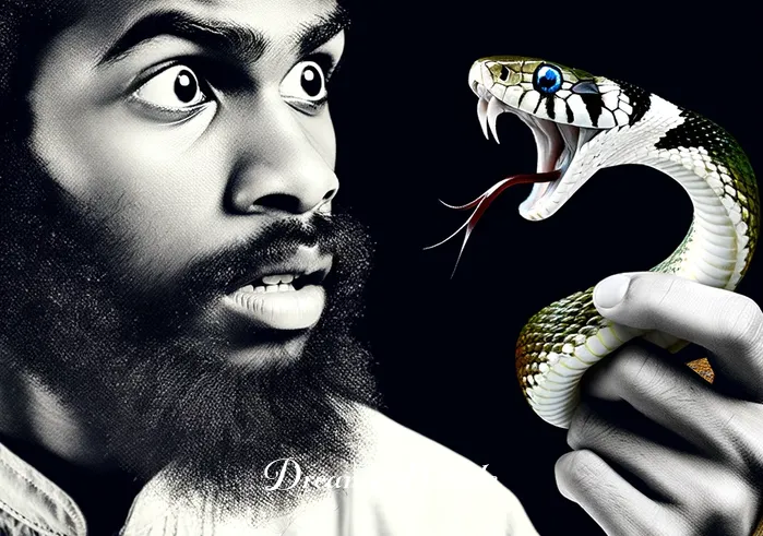 dream meaning snake bite right hand islamic _ The snake biting the person