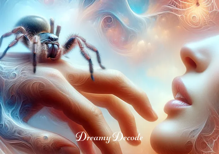 spider bite in dream meaning _ A spider biting the dreamer