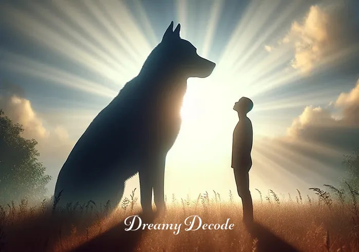 black puppy dream meaning _ The black puppy in the dream grows larger, representing the dreamer