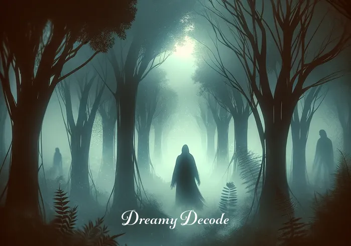 black widow dream meaning _ Inside the dream, the black widow spider transforms into a shadowy, but gentle figure, guiding the dreamer through a misty forest. This represents the dream