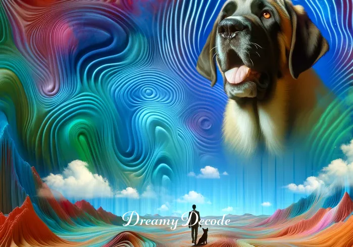 dog attack dream meaning _ Inside the dream, the dog approaches closer, now clearly visible as a large, but non-threatening breed. It barks gently, causing ripples in the dream world