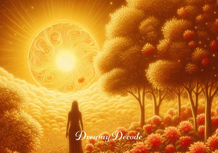 seeing blood in dream meaning _ The dream concludes with the dreamer standing at the edge of the garden as the sun rises. The garden is now bathed in warm, golden light, symbolizing awakening and resolution. The previously seen hints of red are now replaced by blooming red flowers, offering a positive interpretation of the blood symbolism in the dream.