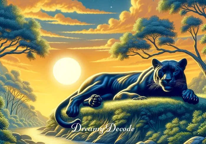 panther attack dream meaning _ The panther, now standing, begins to move stealthily among the trees. Its movement signifies the dreamer