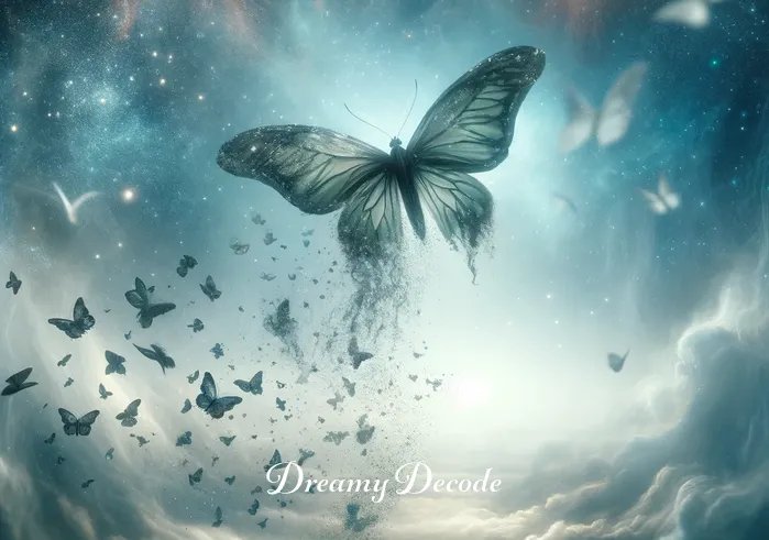 dead butterfly dream meaning _ Transitioning to a somber tone, the dream shifts to a gently falling butterfly, its wings losing color as it descends towards the ground. This signifies the butterfly