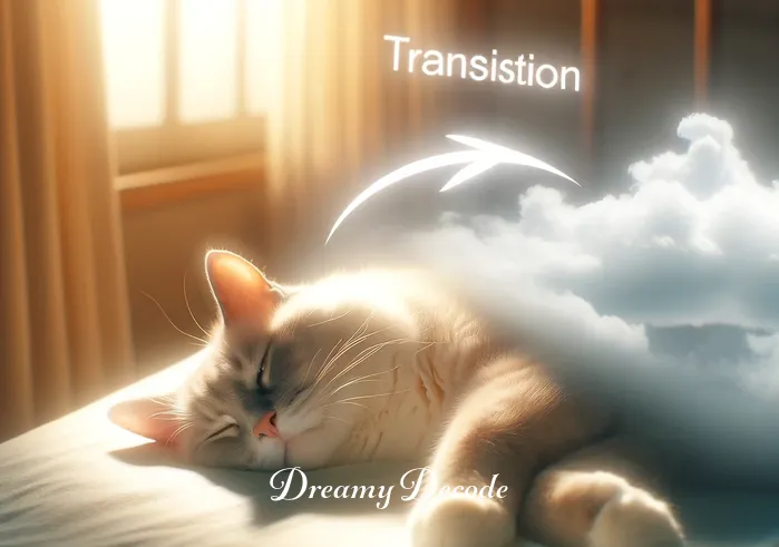 dead cat dream meaning auntyflo _ A transition in the dream showing the cat lying motionless, symbolizing the discovery of the cat