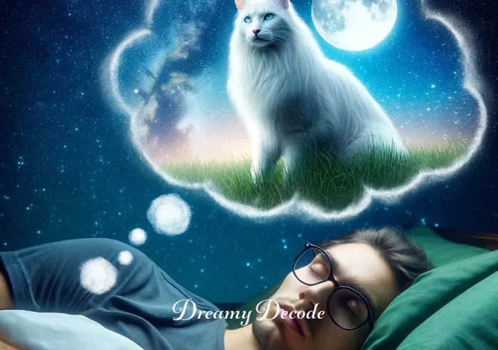 cats in dream meaning _ The person