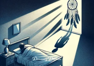 centipede in dream meaning _ The final scene of the dream shows the person peacefully waking up in their bed, with the first rays of the morning sun filtering through the window. The dream catcher casts a gentle shadow on the wall, symbolizing the end of the dream and the return to reality, with a newfound understanding or perspective.