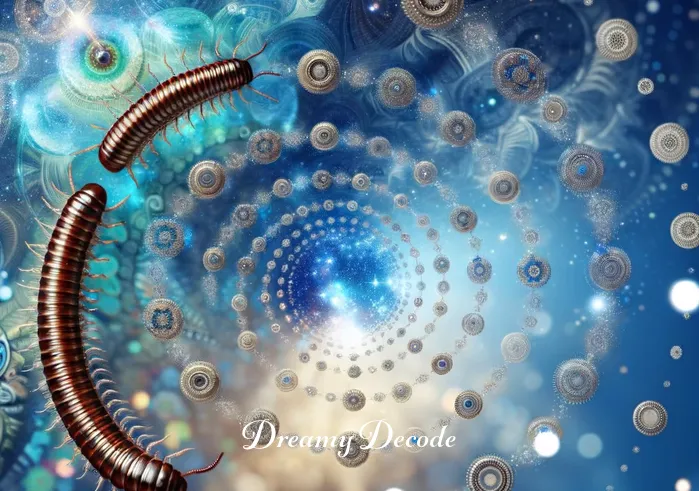 spiritual meaning of a centipede in a dream _ The centipede in the dream begins to multiply, creating a mesmerizing pattern. This symbolizes the dreamer