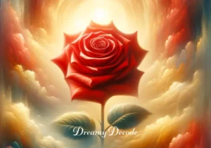 spiritual meaning of the color red in a dream _ The dream concludes with the butterfly landing on a blooming red rose, symbolizing the culmination of the spiritual journey and the attainment of wisdom and understanding about one's inner emotions and desires.