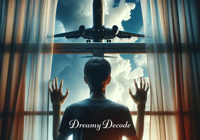 watching a plane crash dream meaning _ In this image, the dreamer